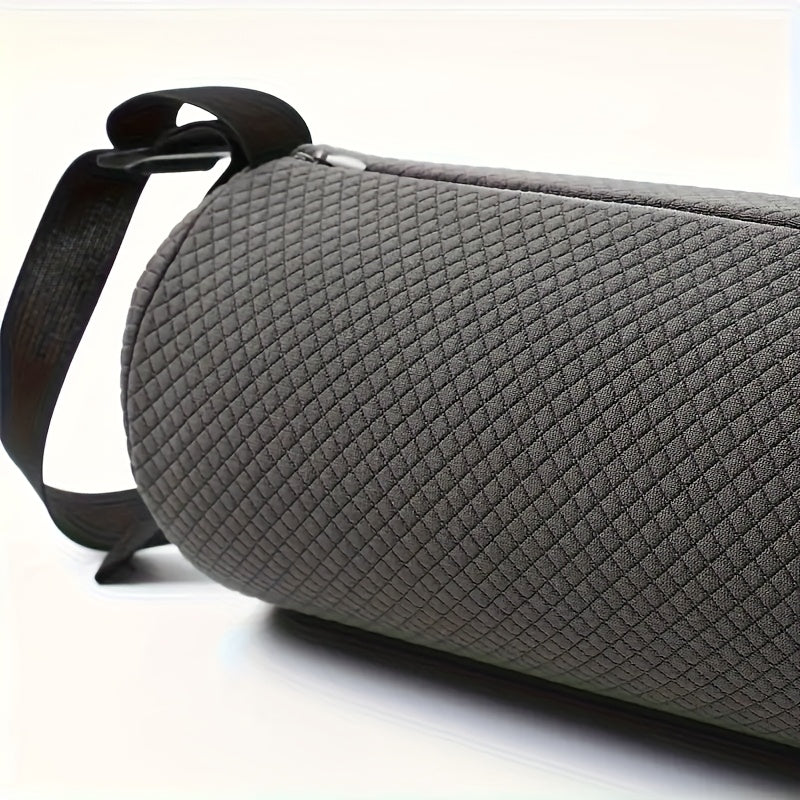 Ergonomic Memory Foam Back Support Pillow for Office Chair - Breathable, Durable, Comfortable Lumbar Cushion - Neck Roll Support - Relief for Lower Back Pain from Car, Office Chair, Computer - Ergonomic Portable Travel Pillow - Chest Posture Corrector
