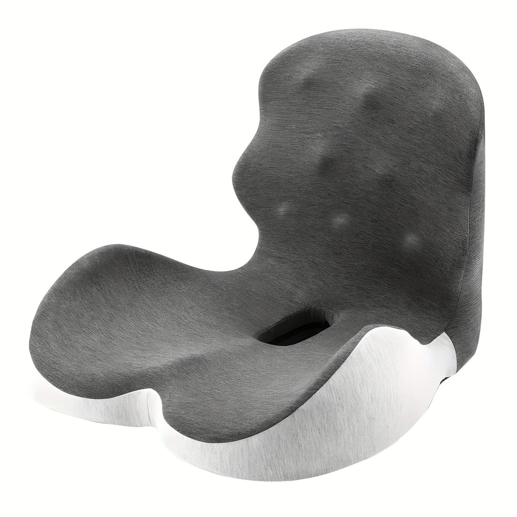 Memory Foam Seat Cushion, Office Chair Cushion With Lumbar Support Car Seat Cushion With 8 Back Massage Heads For Car, Truck, Desk, Gaming Chair