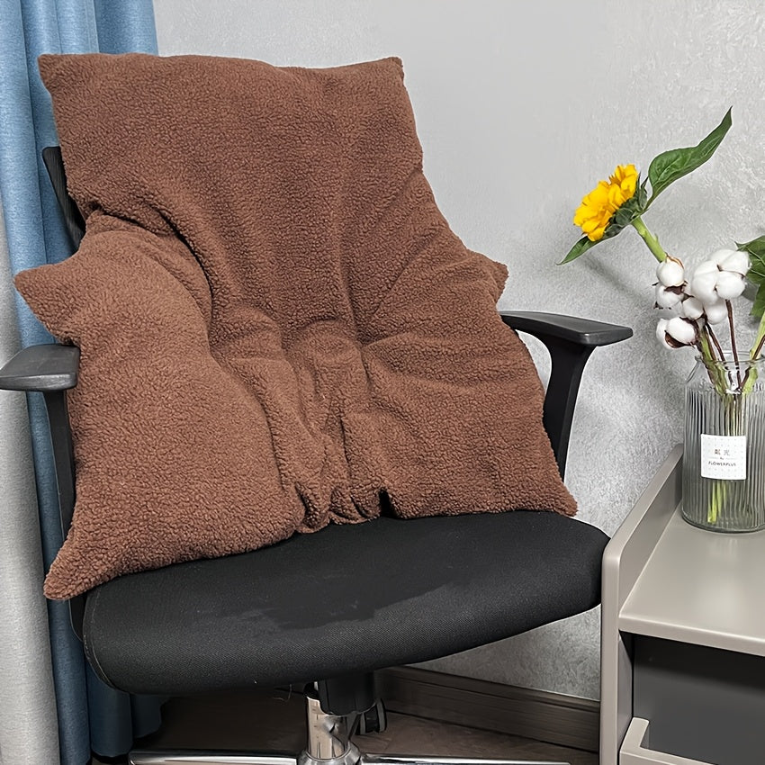 Backrest Pillow Suitable for Recliner, Lumbar Support Cushion Soft Fluffy Back Pad Waist Pillows, Reading Pillow, Corner Pillow, Bay Window Cushion, Office Backrest, Lumbar Pillow for Long-term Sitting Suitable for Chairs, Recliners, Sofas, and Beds