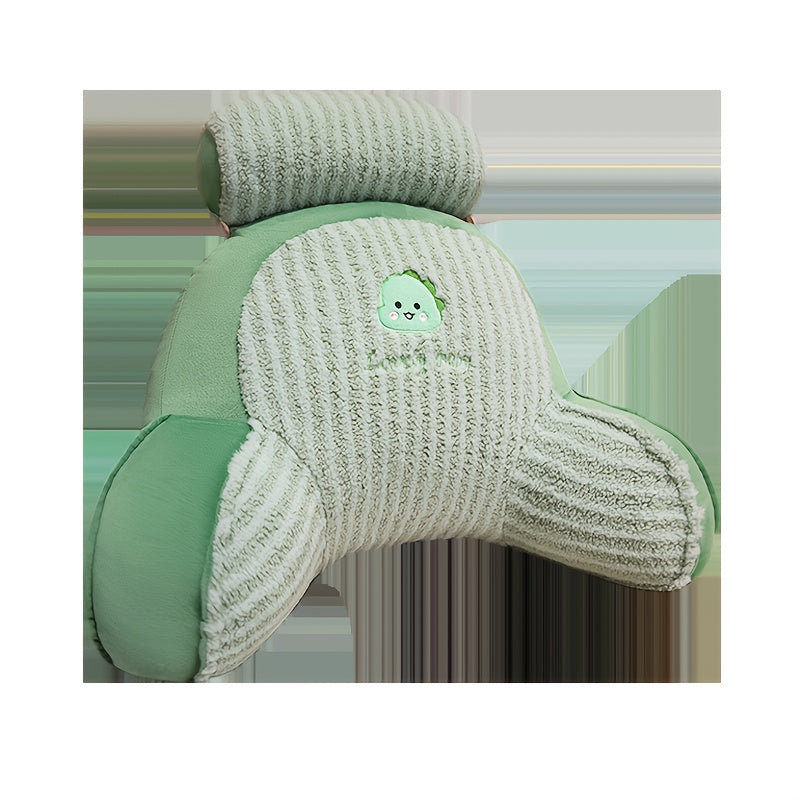 Office Lumbar Support Cushion Moon Velvet Short Plush Seat Pad