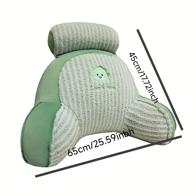 Office Lumbar Support Cushion Moon Velvet Short Plush Seat Pad