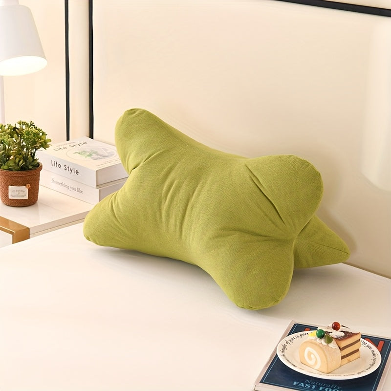 1pc/2pcs New Triangular Relax Pillow, Breathable Soft Chenille Fabric, Multi-Purpose Hidden Zipper Design, Lightweight & Comfortable Hand Washable - Perfect for Office Chair Lumbar Support, Bedside Cushion, Neck Spine Pillow, Nap Backrest, Foot Rest, Leg
