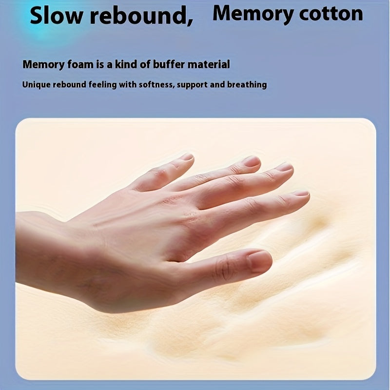 Ergonomic 3D Contoured Lumbar Support Pillow - Removable Washable Magnetic Cover with Heat Relax, Dual Use for Office Chair & Bed, White Geometric Design, No Power Needed