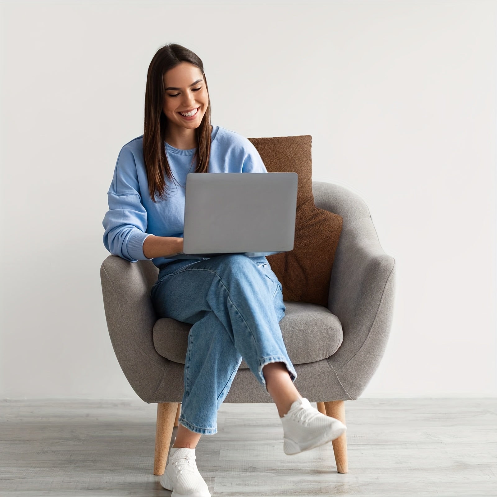 Backrest Pillow Suitable for Recliner, Lumbar Support Cushion Soft Fluffy Back Pad Waist Pillows, Reading Pillow, Corner Pillow, Bay Window Cushion, Office Backrest, Lumbar Pillow for Long-term Sitting Suitable for Chairs, Recliners, Sofas, and Beds