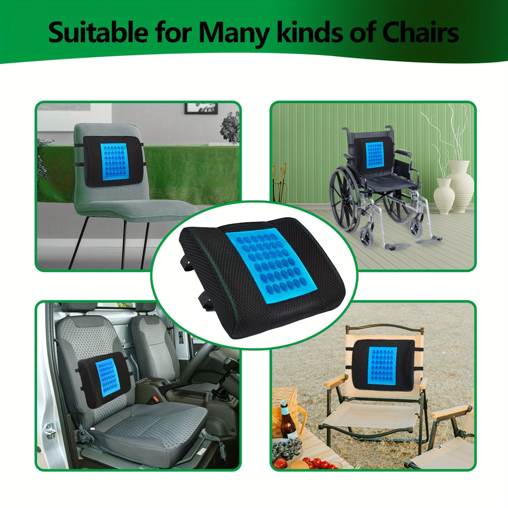 Luxurious & Comfortable Office Chair Cushion Lumbar Support, Relieving Pressure on The Waist and Back, Suitable for Office Chairs, Backrest Chairs, Wooden Chairs, Car, Airplane Seats, Thoughtful gift