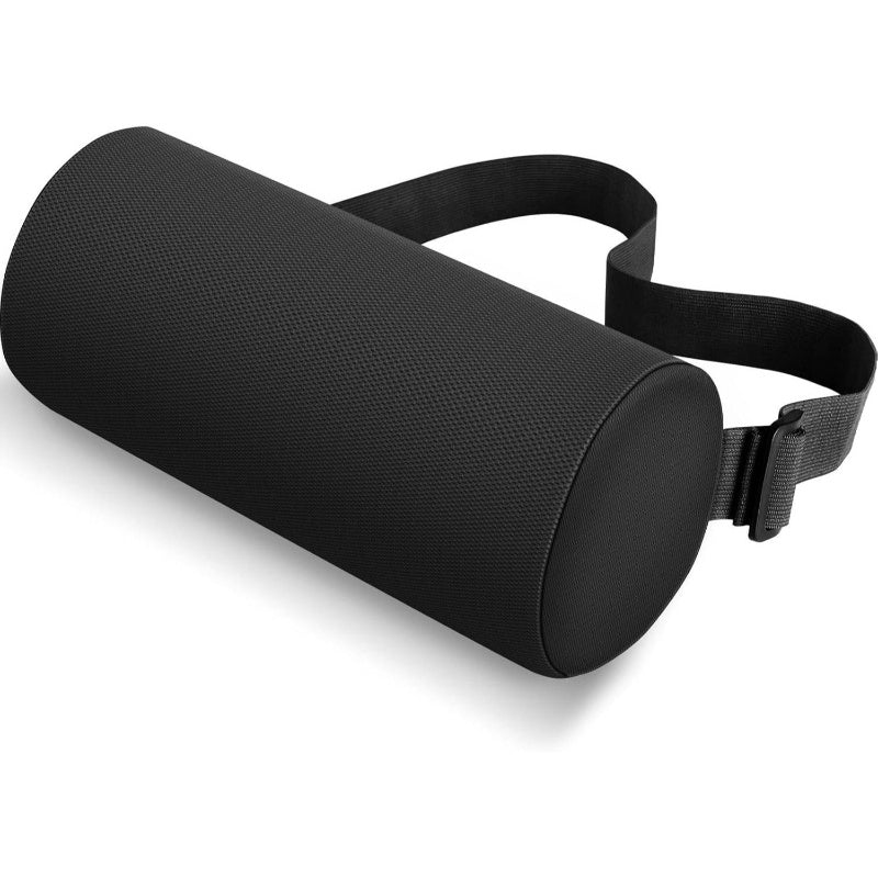 Ergonomic Lumbar Roll Pillow for Office Chair, Car & Gaming Chair - Posture Support Cushion with Washable Cover, Back Relief & Improved Posture, Durable Non- Fabric, Purple, Backrest Pillow, Posture Improvement, Sleek Design, Comfortable Fit, Posture