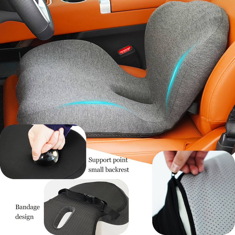 An -hemorrhoid Office Integrated Cushion, Enlarged And Lengthened, Detachable And Washable, Suitable for People Who Sit for A Long Time, A Great Gift for The Back-to-school Season, Christmas, Etc., Posture Correction, Lumbar Support Cushion, Supportive