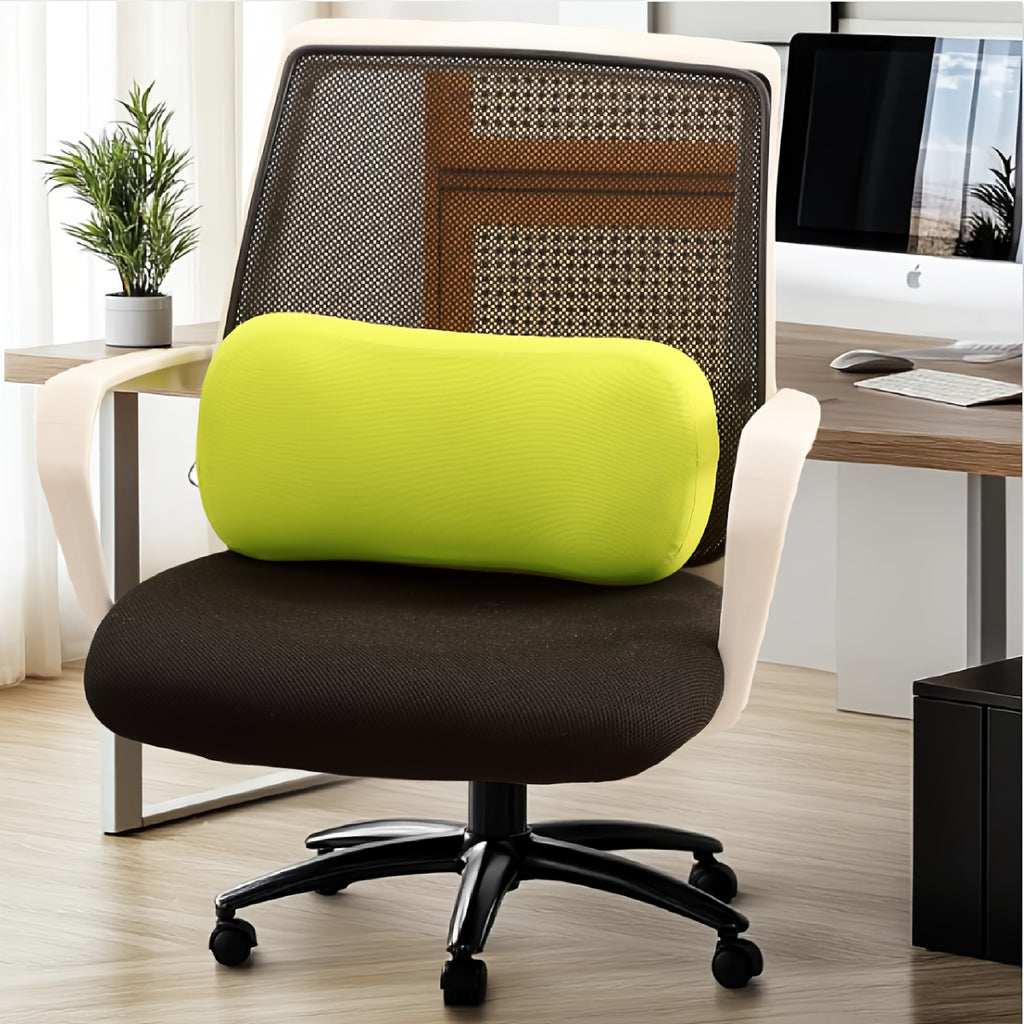 1pc Memory Foam Lumbar Pad, Travel Pillow, Office Sedentary Lumbar Support Pad, Portable Multifunctional Pillow with Adjustable Shoulder Strap, Compressible, Easy to Carry [Delicate Lumbar Pad] Nap.