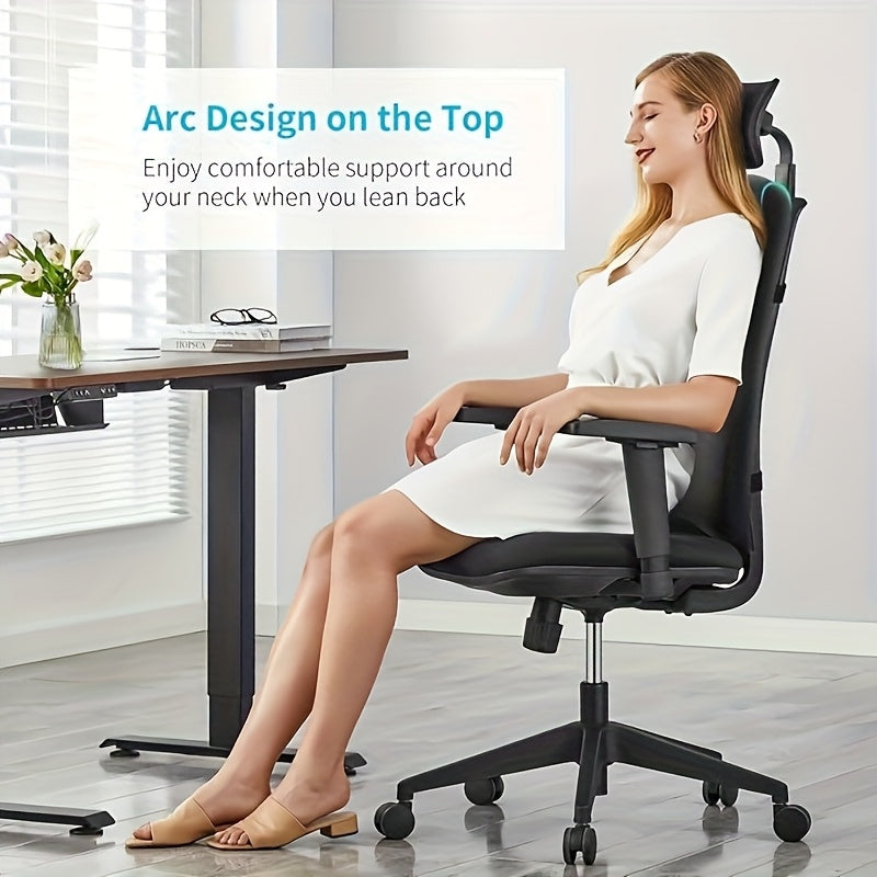High back support pillow for office chair, fully support the entire back, relieve and comfort - Memory sponge waist support pillow for office chair, computer, recliner.