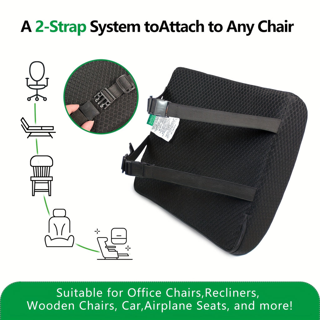 Luxurious & Comfortable Office Chair Cushion Lumbar Support, Relieving Pressure on The Waist and Back, Suitable for Office Chairs, Backrest Chairs, Wooden Chairs, Car, Airplane Seats, Thoughtful gift