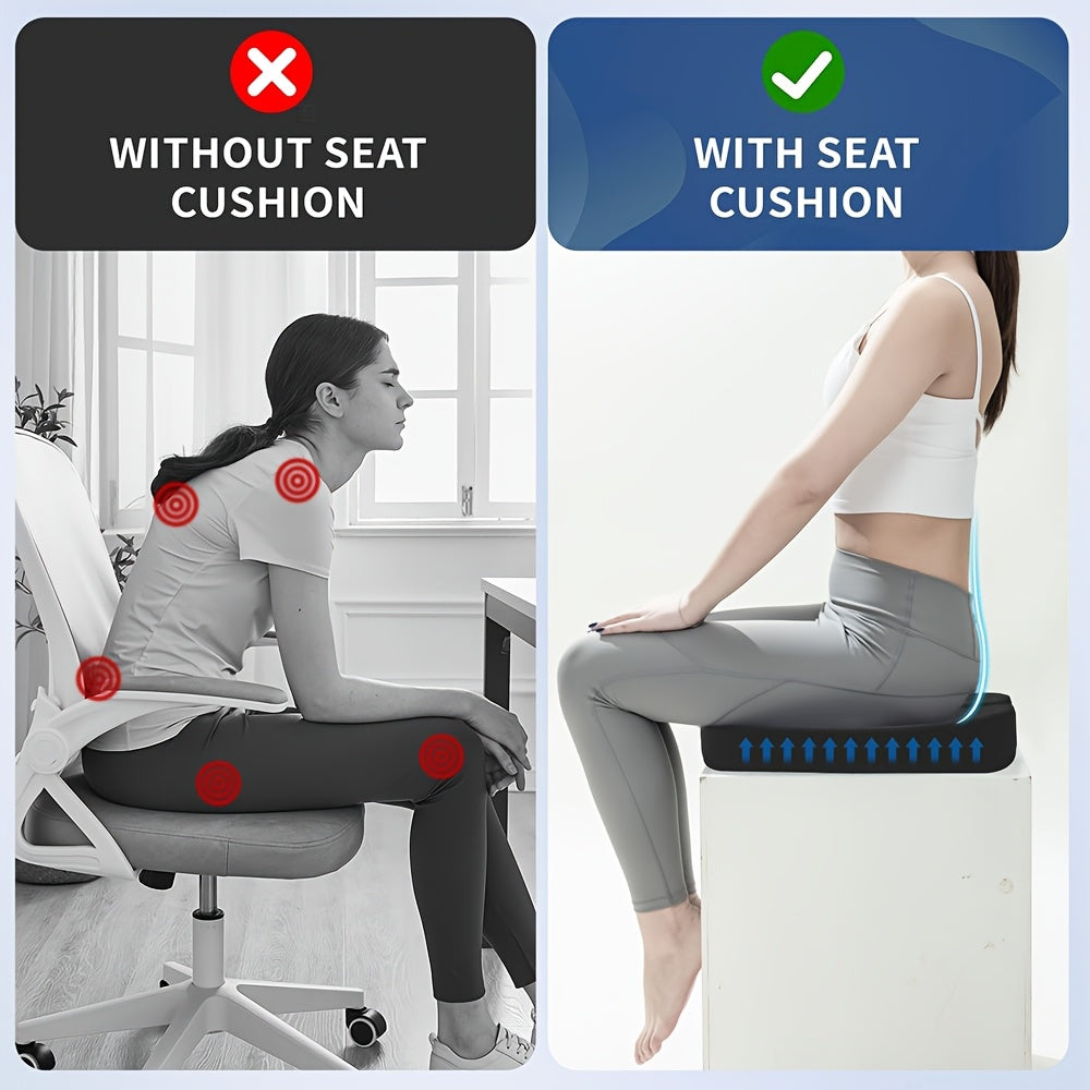 Seat Cushion Set Combination Memory Office Chair Lumbar Support Car Backrest Beauty Hip Pad