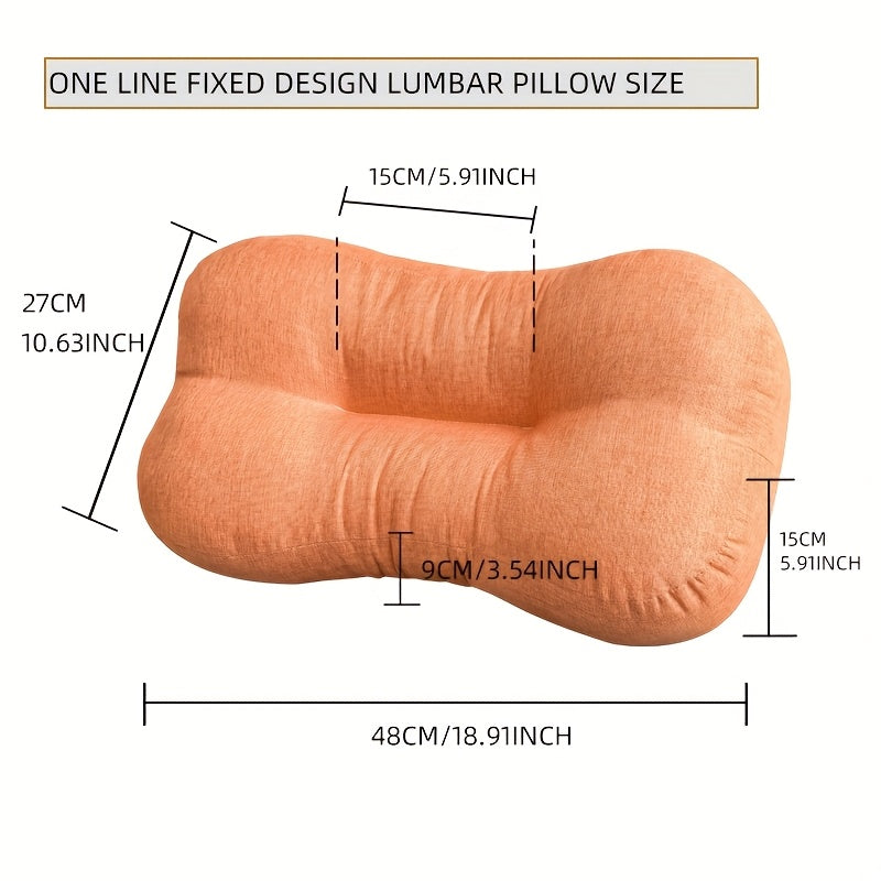 Breathable Lumbar Pillow for Office Chair - Ergonomic Support, Machine Washable, Zipper Closure, Retro Style, Ideal for Home & Car Use, Perfect Gift for Mother'S Day, Father'S Day, Birthdays, Office Chair Accessory | Vintage Style Pillow | Zipper Closure