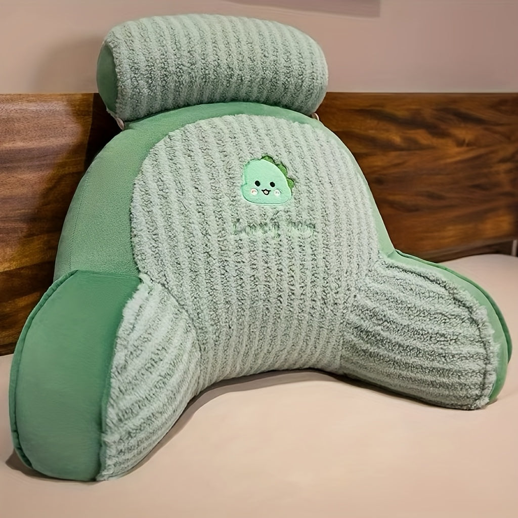 Office Lumbar Support Cushion Moon Velvet Short Plush Seat Pad