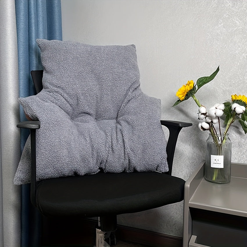 Backrest Pillow Suitable for Recliner, Lumbar Support Cushion Soft Fluffy Back Pad Waist Pillows, Reading Pillow, Corner Pillow, Bay Window Cushion, Office Backrest, Lumbar Pillow for Long-term Sitting Suitable for Chairs, Recliners, Sofas, and Beds