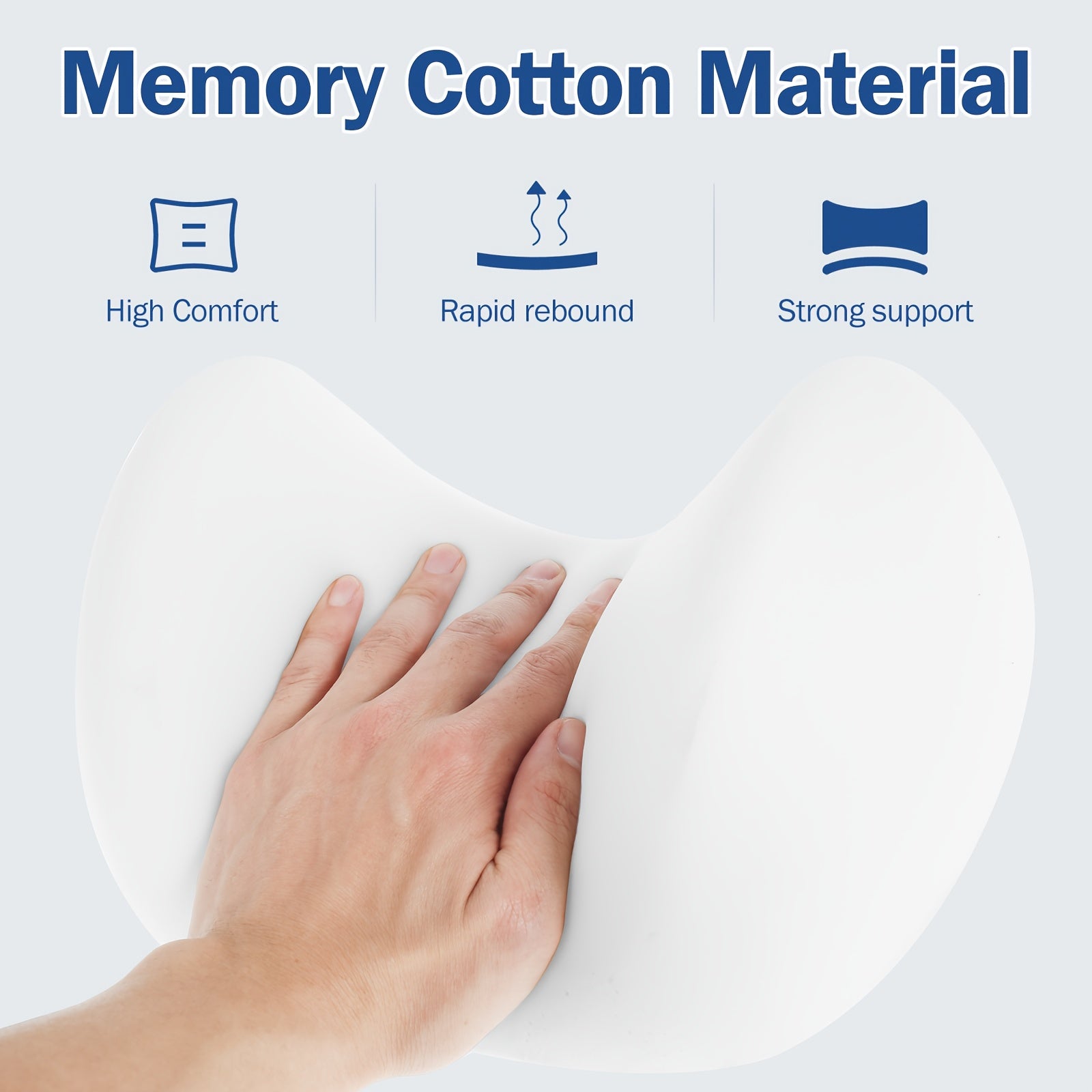 Headrest Lumbar Support Cushion Ergonomic Lumbar Support Pillow And Neck Pillow Kit for Office Chair And Car Seat, Memory Foam Back Pillow for Lower Back Pain Relief, Back Support Pillow for Sitting, Driving, Traveling, Headrest Covers for Car Seats,