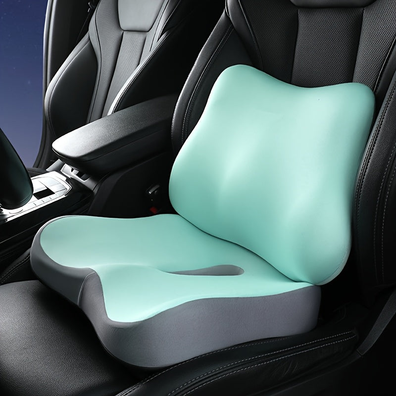 Cushion+Waist Pillow Travel Car Office Chair Beautiful Hip Cushion Chair Cushion Hemorrhoids Slow Resilience Cushion Butt Cushion Waist Pillow Back Cushion Waist Support Waist Support