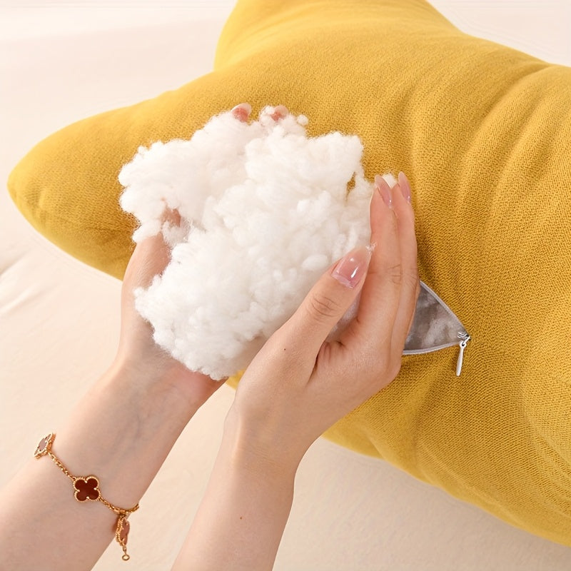 1pc/2pcs New Triangular Relax Pillow, Breathable Soft Chenille Fabric, Multi-Purpose Hidden Zipper Design, Lightweight & Comfortable Hand Washable - Perfect for Office Chair Lumbar Support, Bedside Cushion, Neck Spine Pillow, Nap Backrest, Foot Rest, Leg