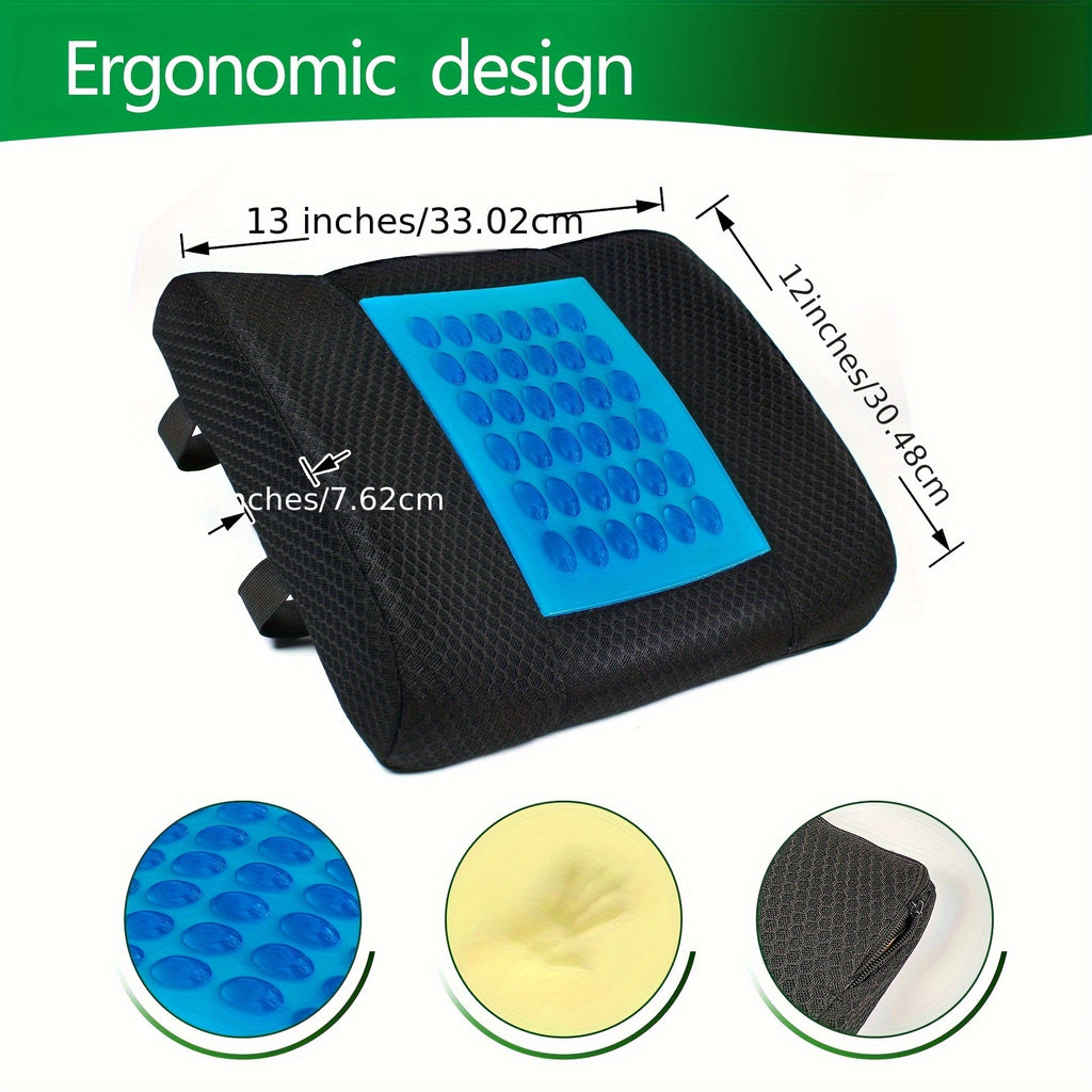 Luxurious & Comfortable Office Chair Cushion Lumbar Support, Relieving Pressure on The Waist and Back, Suitable for Office Chairs, Backrest Chairs, Wooden Chairs, Car, Airplane Seats, Thoughtful gift