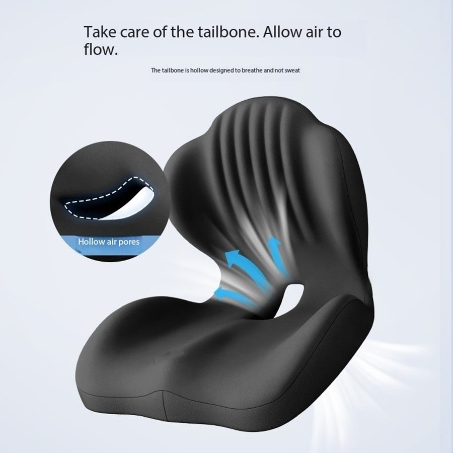 An -hemorrhoid Office Integrated Cushion, Enlarged And Lengthened, Detachable And Washable, Suitable for People Who Sit for A Long Time, A Great Gift for The Back-to-school Season, Christmas, Etc., Posture Correction, Lumbar Support Cushion, Supportive