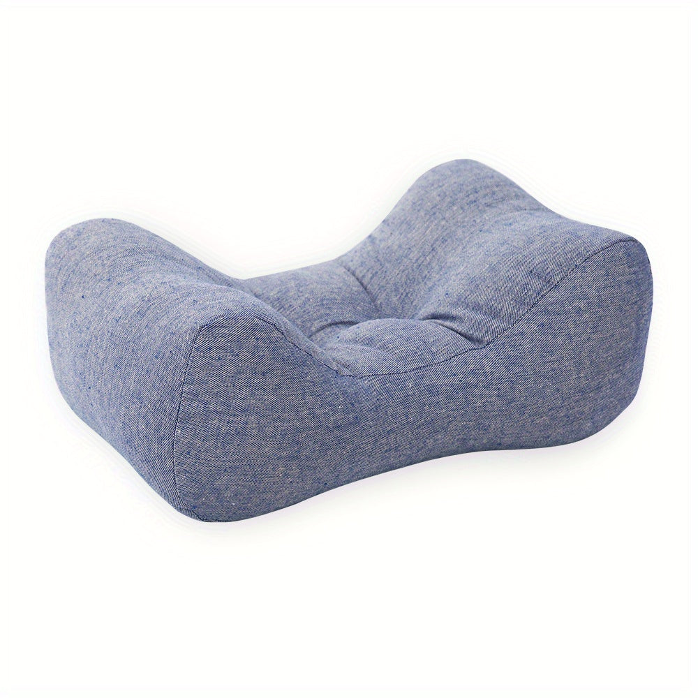 Suitable for 4 seasons, Multifunctional Lumbar Pillow - Office Nap Pad Back Support Cushion, Durable Lumbar Protection Pillow for Study Reading Desk Ergonomic curve design to chair back, dedicated for home and office chairs