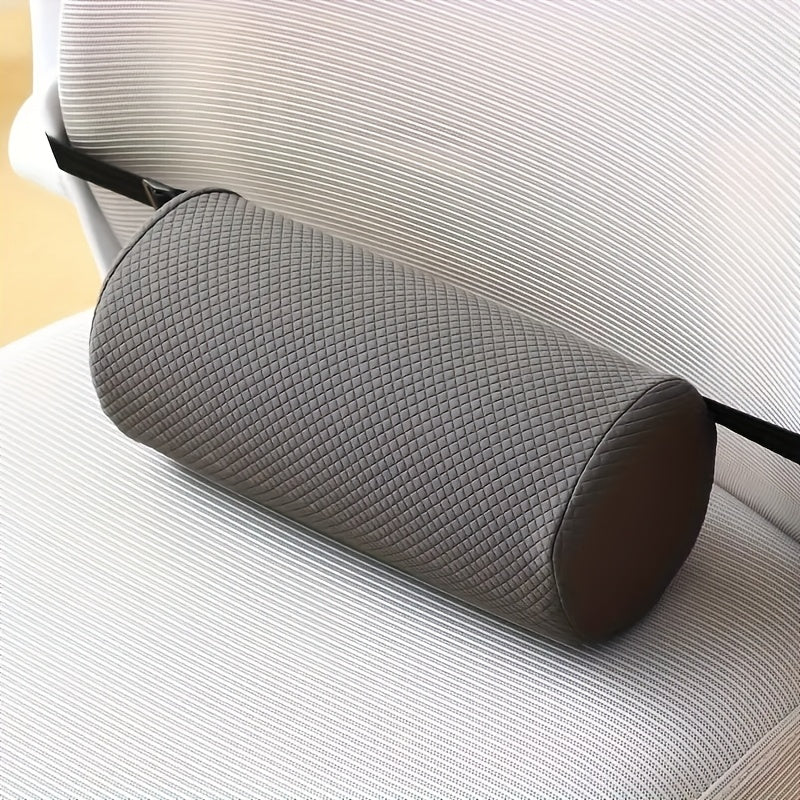 Ergonomic Memory Foam Back Support Pillow for Office Chair - Breathable, Durable, Comfortable Lumbar Cushion - Neck Roll Support - Relief for Lower Back Pain from Car, Office Chair, Computer - Ergonomic Portable Travel Pillow - Chest Posture Corrector