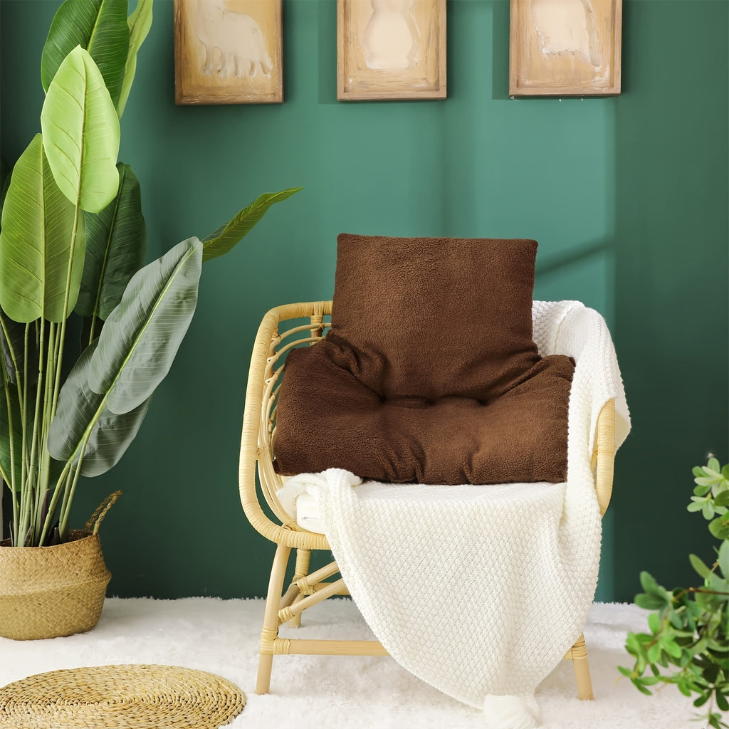 Backrest Pillow Suitable for Recliner, Lumbar Support Cushion Soft Fluffy Back Pad Waist Pillows, Reading Pillow, Corner Pillow, Bay Window Cushion, Office Backrest, Lumbar Pillow for Long-term Sitting Suitable for Chairs, Recliners, Sofas, and Beds